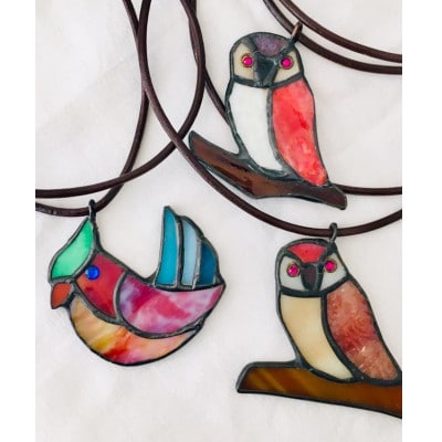 ステンドグラスを体験しよう!　可愛いアクセサリー