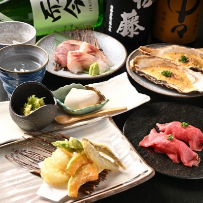 『和牛と肴　絹』店内飲食で使えるお食事券　3,000円