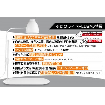 植物のためのそだつライトPLUS ホワイト