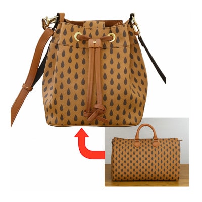 お客様お送りのバッグ等リメイクサービスの提供　バッグ名「グローブ」