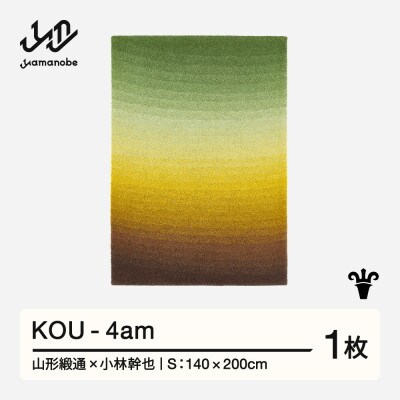 【山形緞通×小林幹也】KOU - 4am (S)