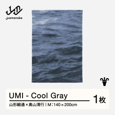 【山形緞通×奥山清行】UMI - Cool Gray (M)