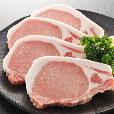 山辺のお米で育ったブランド豚「舞米豚」厚切りロースとんかつ用セット 2.8kg
