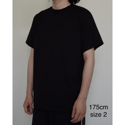 Yonetomi NEW BASIC T-SHIRT ブラック サイズ2 ユニセックス 米富繊維