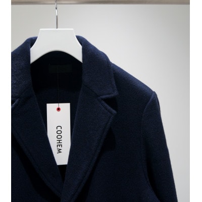 COOHEM CASHMERE TWEED JACKET ブラック Lサイズ メンズ ジャケット