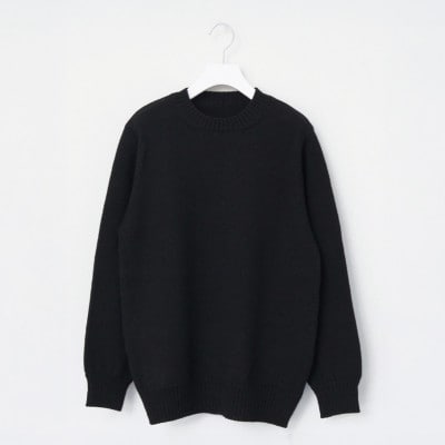 SHETLAND WOOL PULLOVER ブラック サイズ3