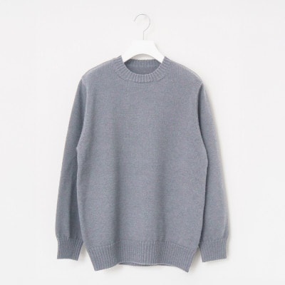SHETLAND WOOL PULLOVER ダークグレー サイズ1