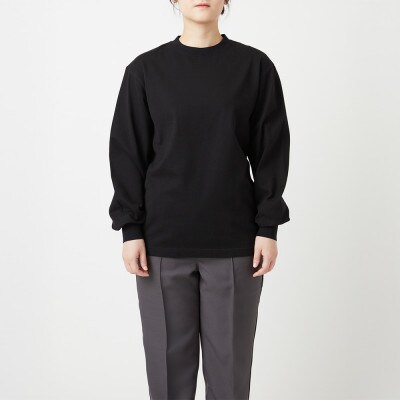 Yonetomi NEW BASIC T-SHIRT  LONG SLEEVE ブラック サイズ1