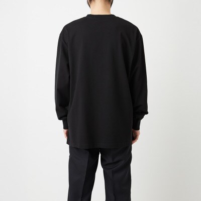 Yonetomi NEW BASIC T-SHIRT LONG SLEEVE ブラック サイズ4