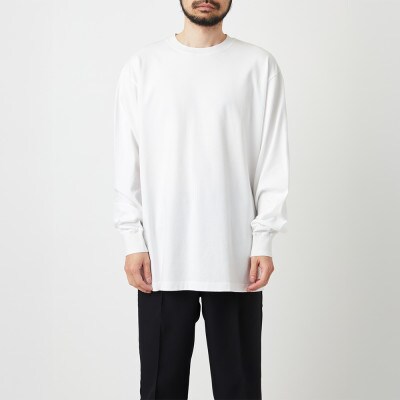 Yonetomi NEW BASIC T-SHIRT LONG SLEEVE ホワイト サイズ1