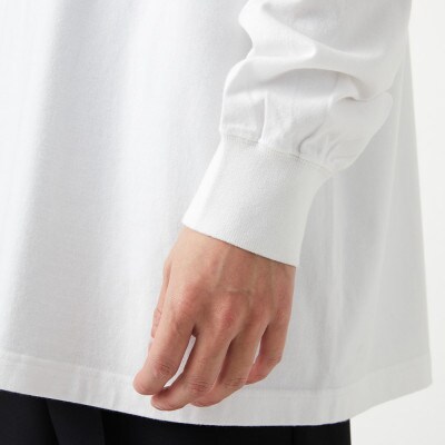 Yonetomi NEW BASIC T-SHIRT LONG SLEEVE ホワイト サイズ4