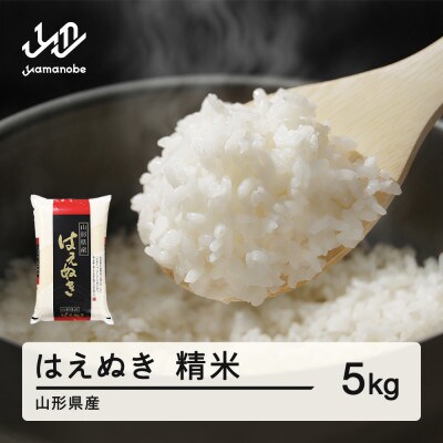 【2026年6月中旬～6月下旬頃に発送予定】はえぬき 精米 5kg tf-hasxb5-6s