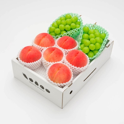 《先行受付》 白桃 シャインマスカット 秀品 詰め合わせ 2kg 令和8年産 ns-fshsx2