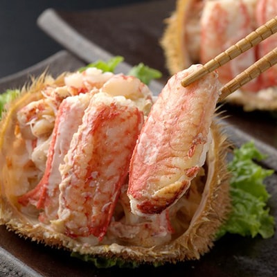 650g前後×2尾　浜ゆで毛蟹　【北海道産　三特品】