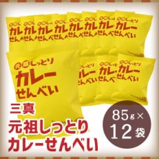 しっとりカレーせんべい 85g&times;12袋【千葉県茂原市】