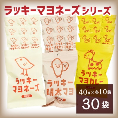 ラッキーマヨネーズシリーズ　各10袋×3種類【千葉県茂原市】
