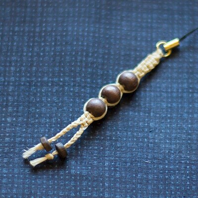 苧麻(ちょま)ウッドストラップ(1個)