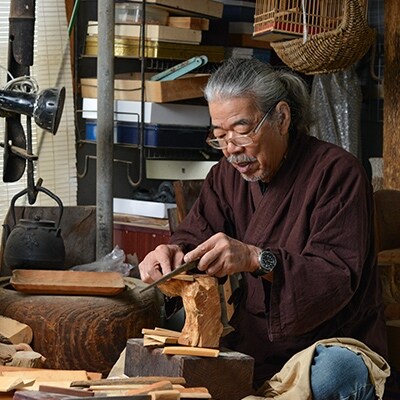 【鹿児島県指定伝統的工芸品】薩摩つげ櫛・手作り布ケースセット※約10cm
