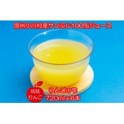 サンふじりんご100%ジュース720ml 6本*309