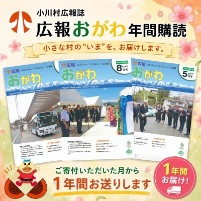 小川村広報誌　広報おがわ年間購読*248