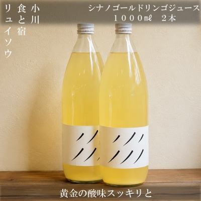 シナノゴールドリンゴジュース 1L 2本*271