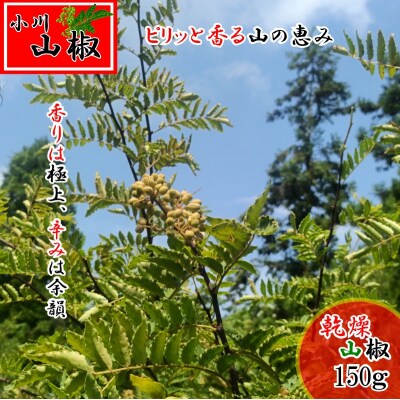 信州小川村　乾燥山椒の実150g*267
