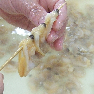 天然貝の干物セット【竹かご入り】