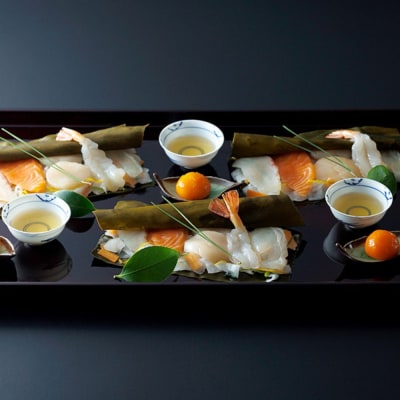 【下鴨茶寮】料亭の昆布〆 漁味(いさりみ)
