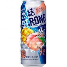 キリン 氷結ストロング ピーチ&amp;マンゴー 500ml 1ケース(24本)