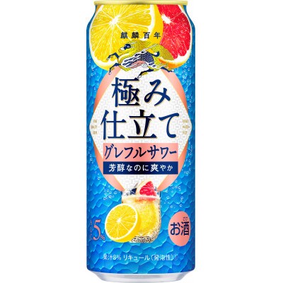 キリンチューハイ　麒麟百年　極み仕立て　グレープフルーツサワー　500ml×24本