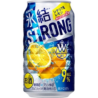 2021年4月発送開始『定期便』キリン氷結ストロングシチリア産レモン350ml1ケース24本全3回