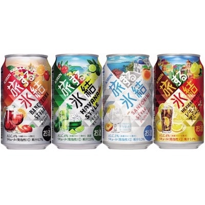 キリン旅する氷結シリーズバラエティーセット　350ml×24本(4種類×6本)　『4203』　