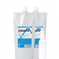 ziaaura(ジアオーラ)　アルミスパウトパウチ500ml×2本+スプレーボトル(100ml)