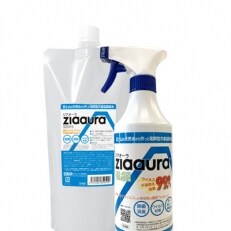 ziaaura(ジアオーラ)　スプレーボトルタイプ+アルミスパウトパウチ　各500ml