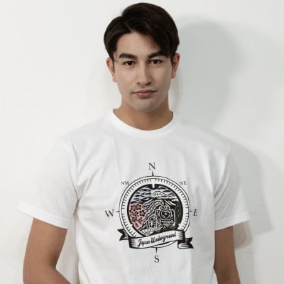 御殿場市 マンホールTシャツ 白 Sサイズ