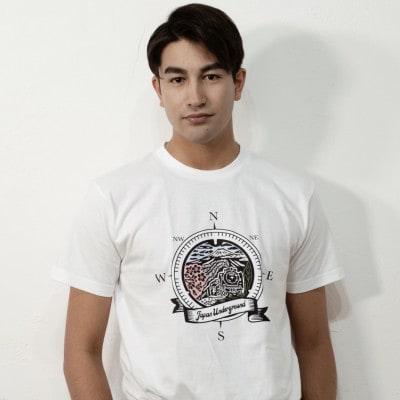 御殿場市 マンホールTシャツ 白 Mサイズ