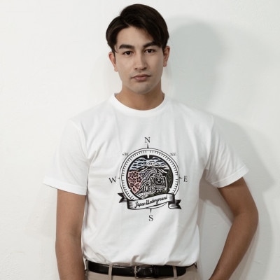 御殿場市 マンホールTシャツ 白 Lサイズ
