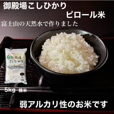 ピロール米御殿場こしひかり　5kg(精米)