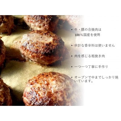 ソースがいらないくらい肉がうまいハンバーグ　110g×6個