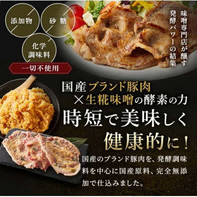 【やまさ味噌こうじ店】国産熟成豚味噌漬け(3枚入り×3袋)