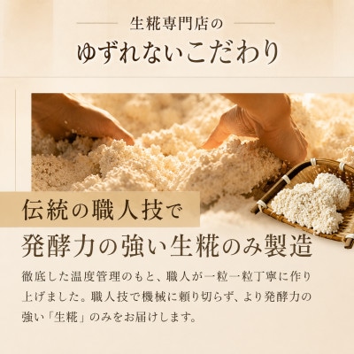 【無添加・砂糖不使用】やまさ味噌こうじ店の生米麹バニラアイス10個セット 糀の発酵スイーツ