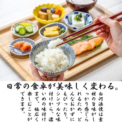 令和6年産米 白河浪慢ひとめぼれ&こしひかりセット 計10kg 精米