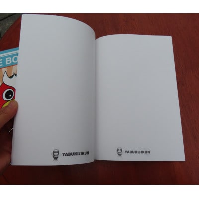 やぶきじくんのノート(2種類×3冊)とトートバックのセット