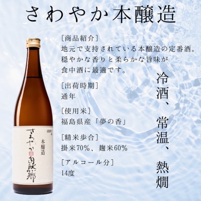 【最優秀蔵元賞受賞 大木代吉本店】さわやか本醸造・さわやか本醸造辛口 日本酒飲み比べ  各720ml