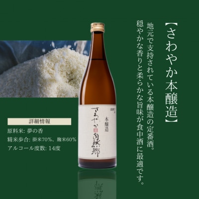 大木代吉本店「さわやか本醸造」720ml 2本セット 福島県 食中酒