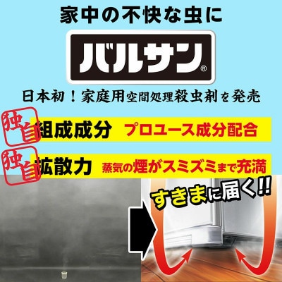 3個パック カバーがいらない ラクラクバルサン 水タイプ 12～16畳 (4580543941689