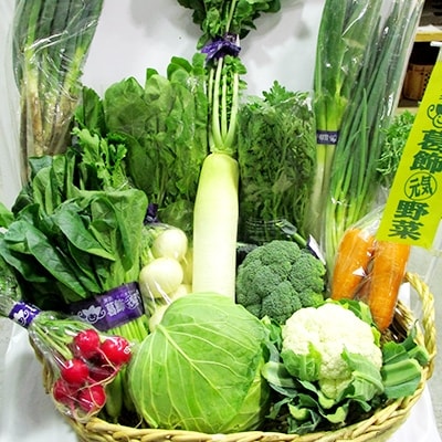 【秋冬野菜】都内産「葛飾元気野菜」詰合せ　＜旬な新鮮野菜10～13種類程度＞
