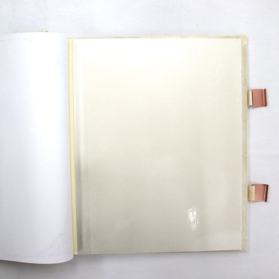 手作り高級アルバム　”ウィンザーW(ホワイト)”【3_2-004】