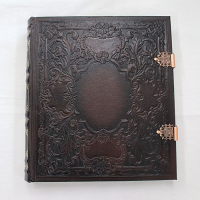 手作り高級アルバム　”バッキンガムBR(ブラウン)”【5_3-002】