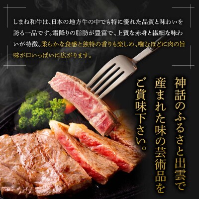 牛肉 しまね和牛サーロイン ステーキ 200g×3枚【冷蔵】藤増牧場